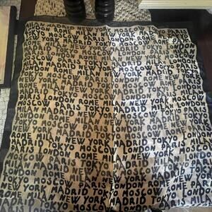 Scarve satin world cities